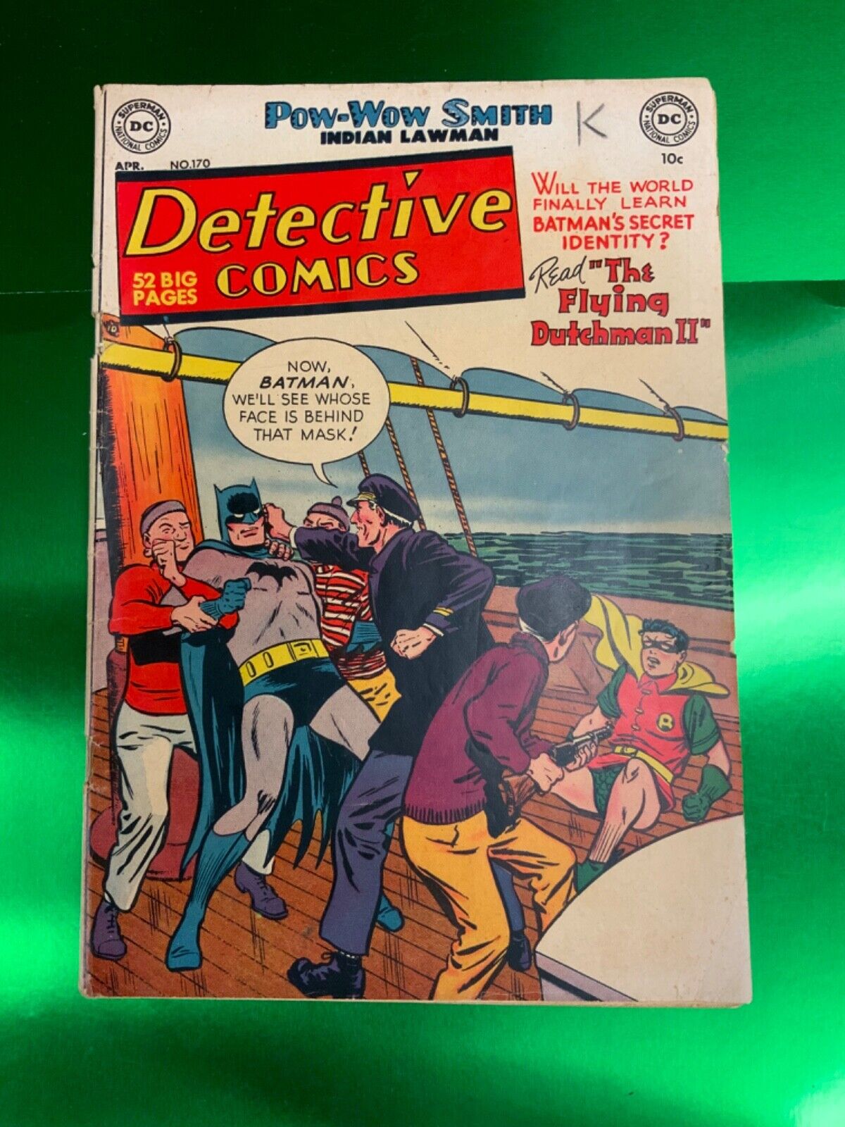 DETECTIVE COMICS #170 1951 Robotman Batman Robin DC Win Mortimer Cover 