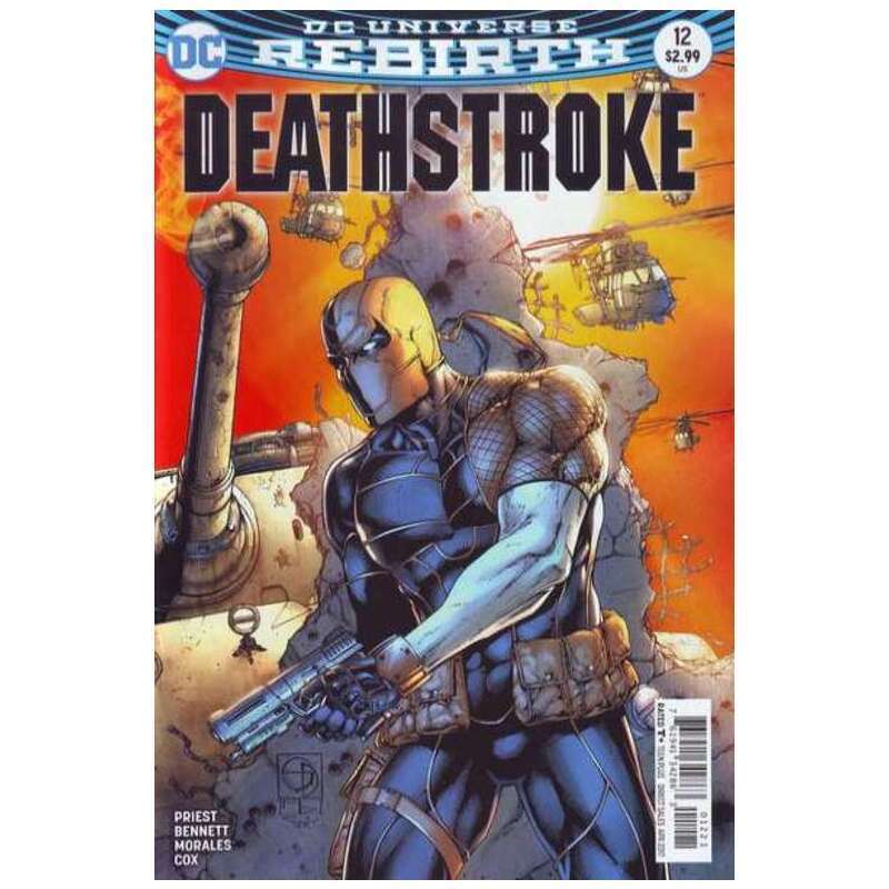 Deathstroke (2016 series) #12 Cover 2 in Very Fine + condition. DC comics [l/