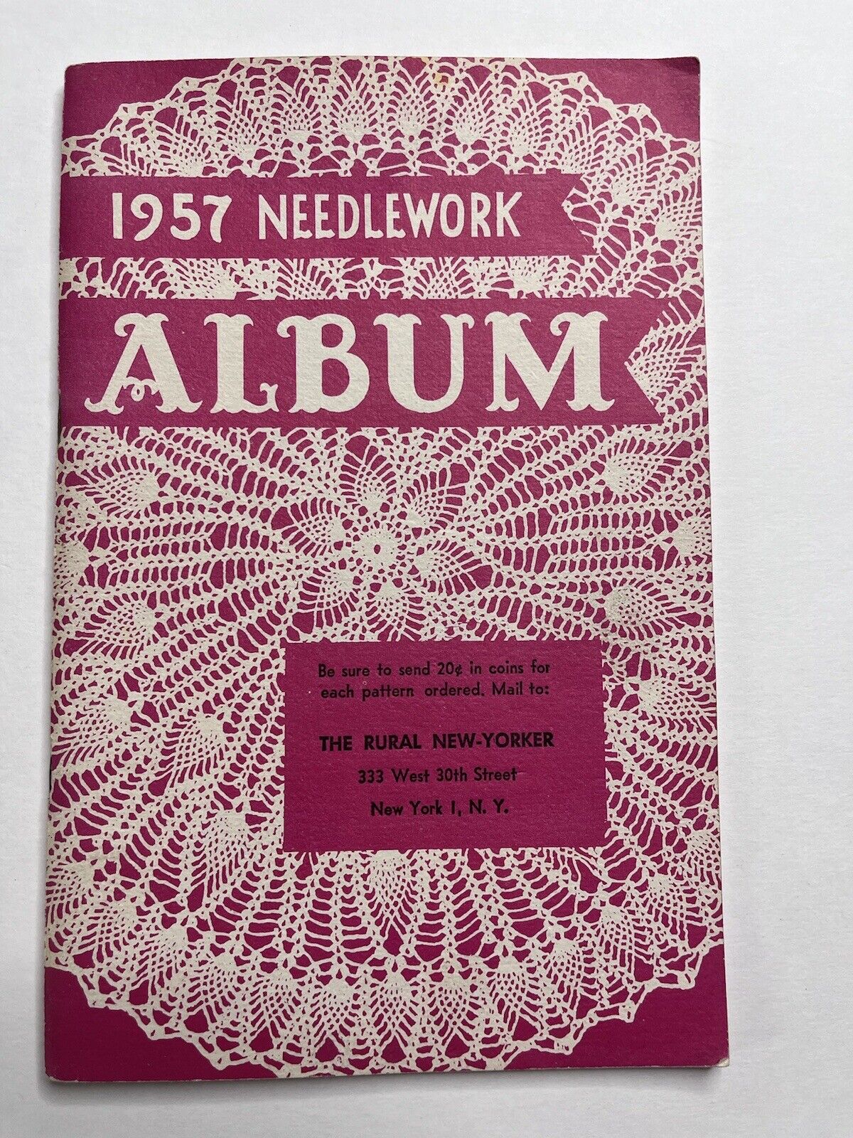 Needlework Album 1957 for The Rural New Yorker Antique Handbook Catalog