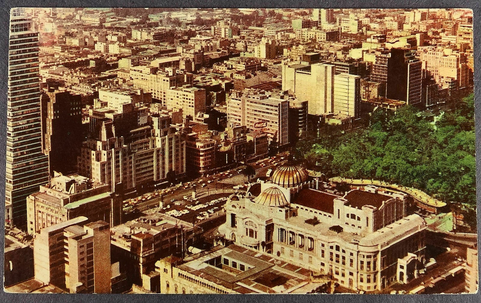 Mexico City Mexico Postcard Aerial View 