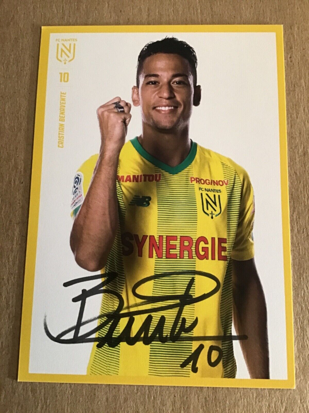 Cristian Benavente, Peru 🇵🇪  FC Nantes 2019/20 hand signed