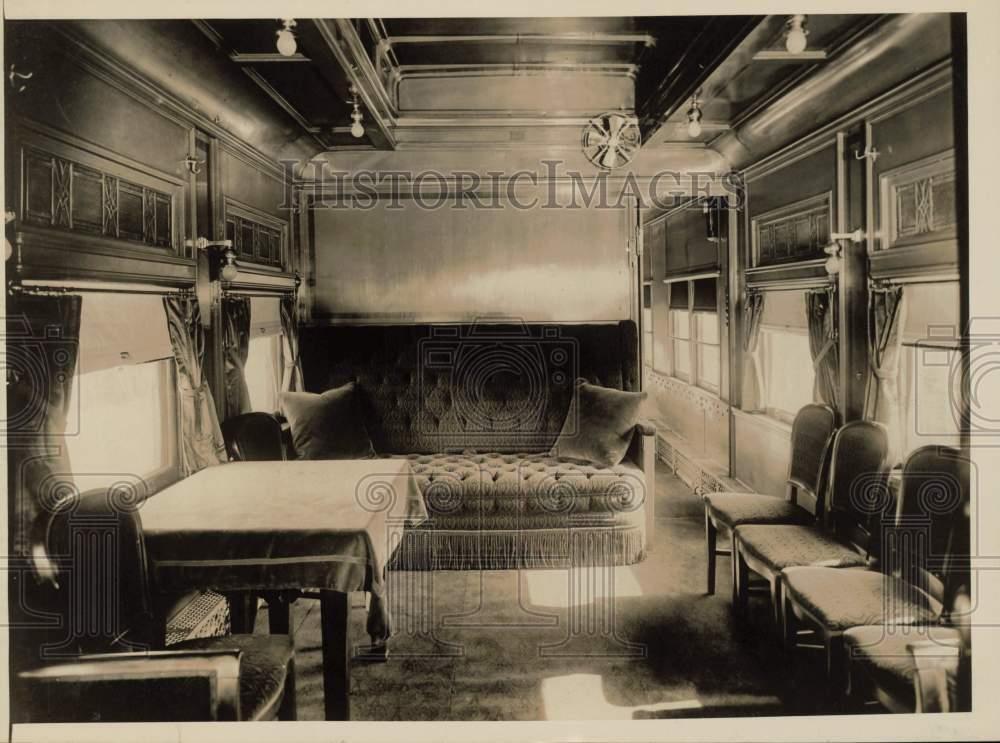 1926 Press Photo Interior Seating of Pullman Train Car \