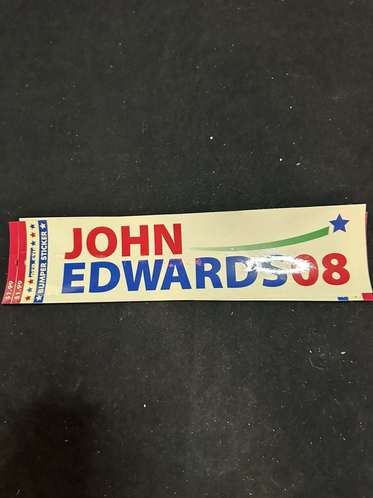 John Edwards 08 Bumper Sticker-ID #28