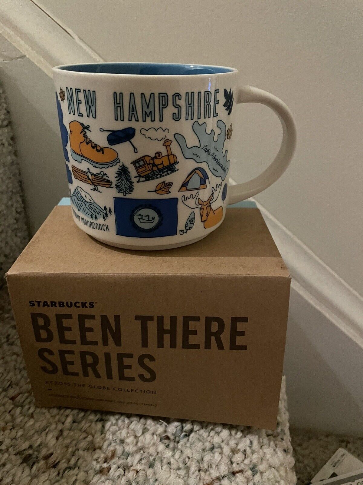 Starbucks Mug NEW HAMPSHIRE NH Been There Series 14oz New with Box