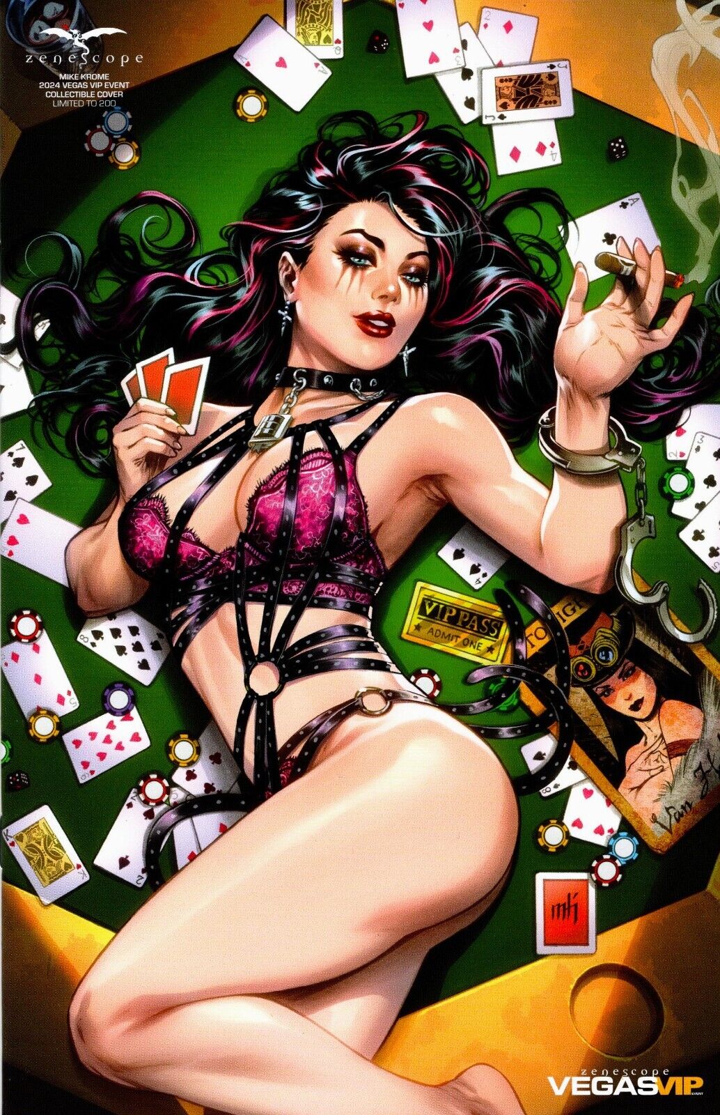 GRIMM FAIRY TALES 2024 VALENTINES LINGERIE PINUP SPECIAL 2024 VEGAS VIP COVER I