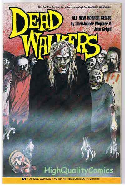 DEAD WALKERS #3, NM, Gore, Zombies, Horror, Undead, 1991, more Horror in store