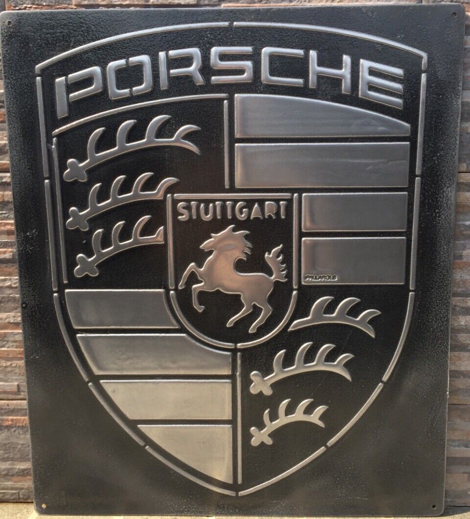 Porsche Vintage Metal Sign