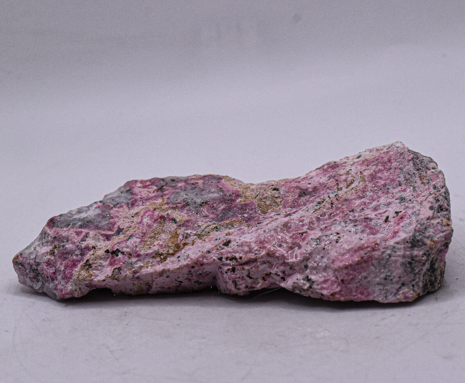 250g Rich Pink Rhodochrosite Rough Natural Sparkling Mineral Gemstone Cab - Peru