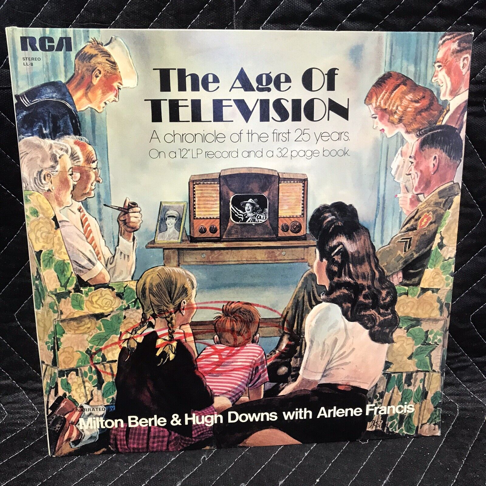 Complete-The Age of Television 25 Year Silver Anniversary RCA Record Book LP B3