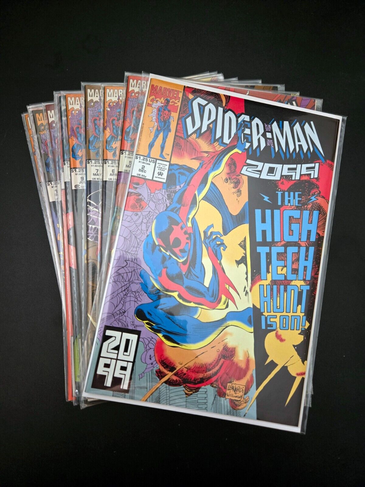 Spider-Man 2099 Marvel 1992 Lot of 16 Comics #2,5-7,9,11,12-15,18,19,23,24,26,27