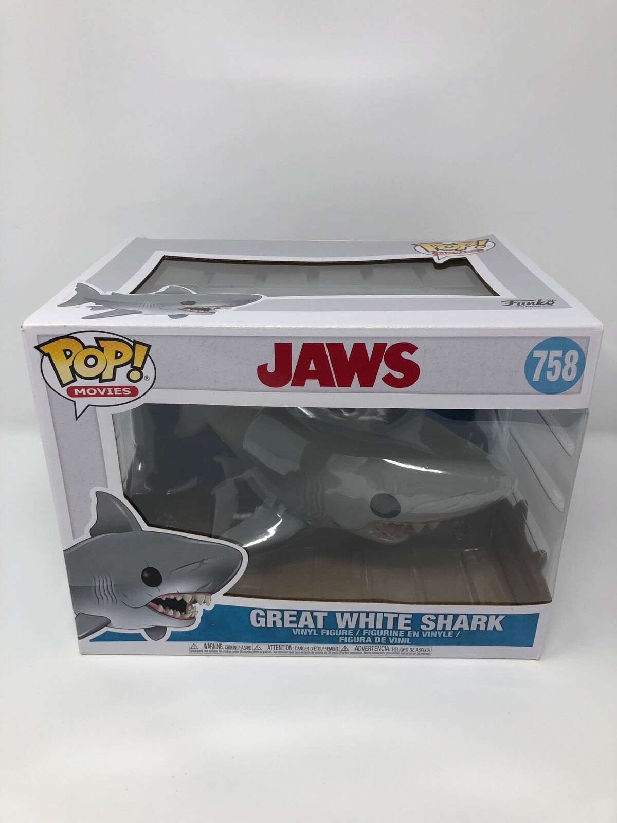 Funko POP Movies Jaws Great White Shark Supersized #758 DAMAGED