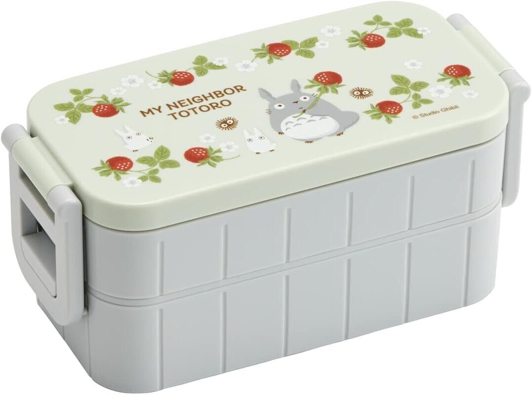 Skater Ghibli My Neighbor Totoro Lunch Box 600ml 2 Tiers Made in Japan NEW