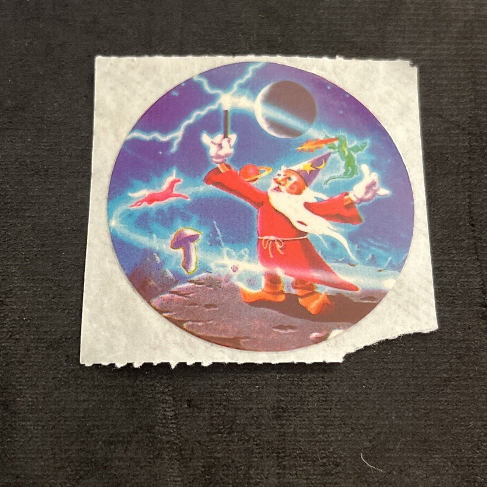 Vintage 80’s LISA FRANK Wizard Sorcerer Sticker