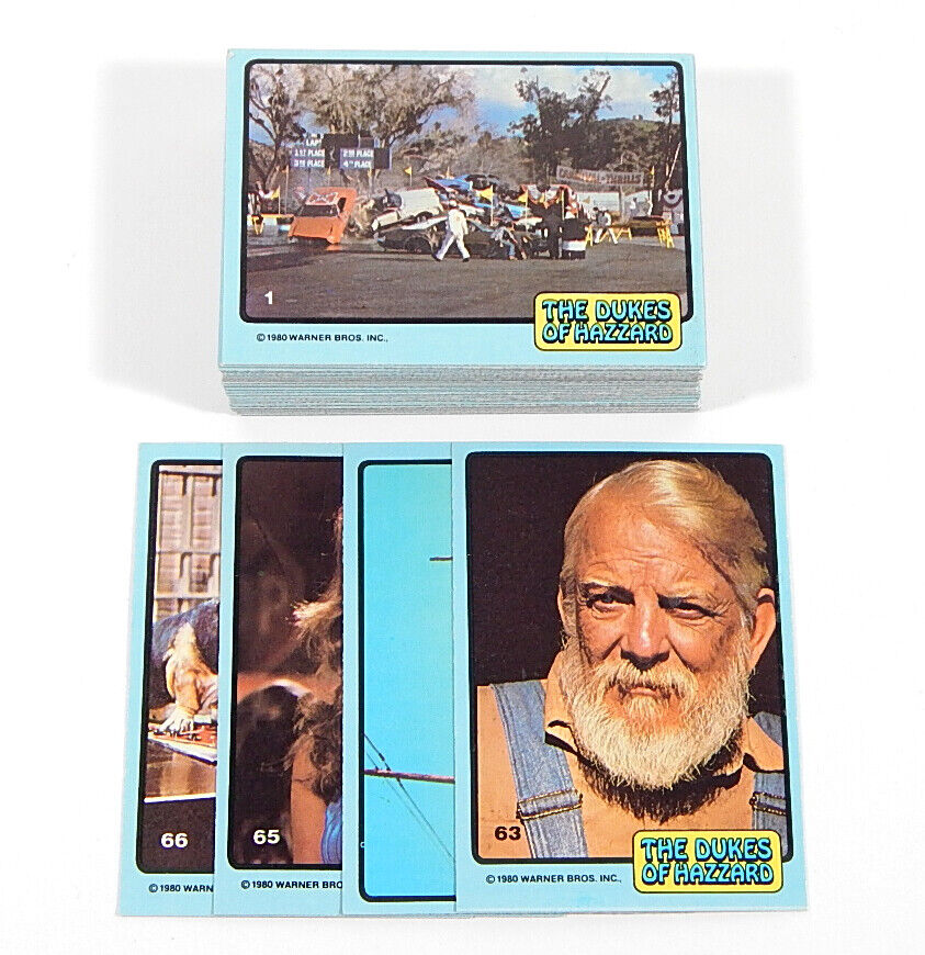 1980 Donruss Dukes of Hazzard Trading Card Set (66)