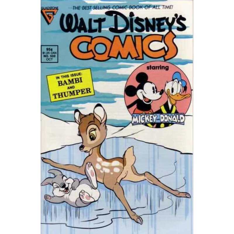 Walt Disney\'s Comics and Stories #533 in NM minus condition. Dell comics [q\'