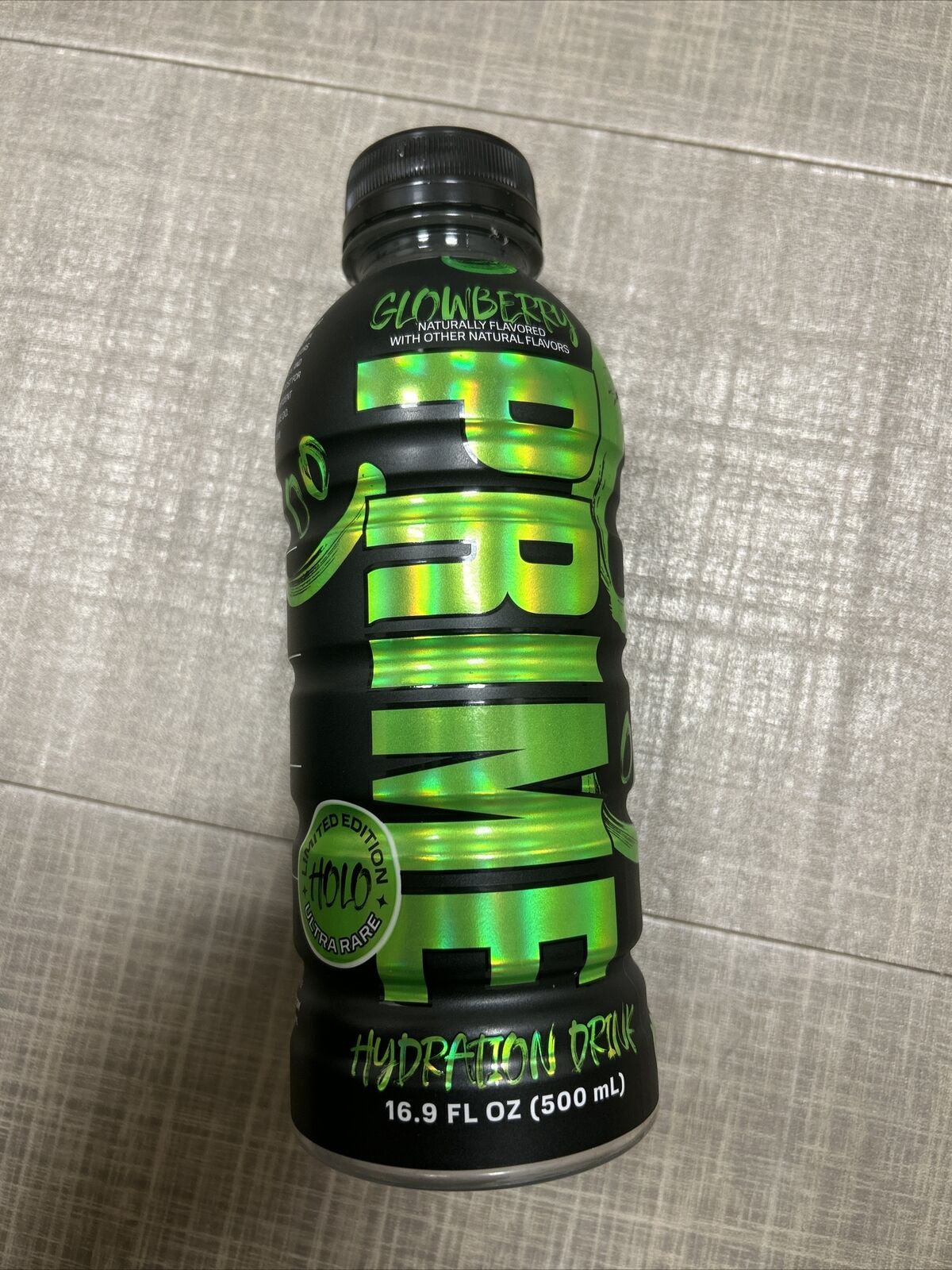 PRIME Glowberry ULTRA RARE HOLO LIMITED Edition Hydration Drink - NEW SEALED
