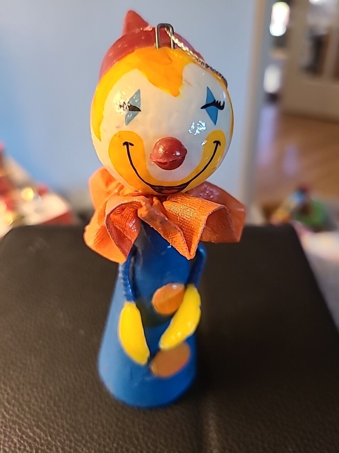 DeSela Vintage Clown Ornament 1960s