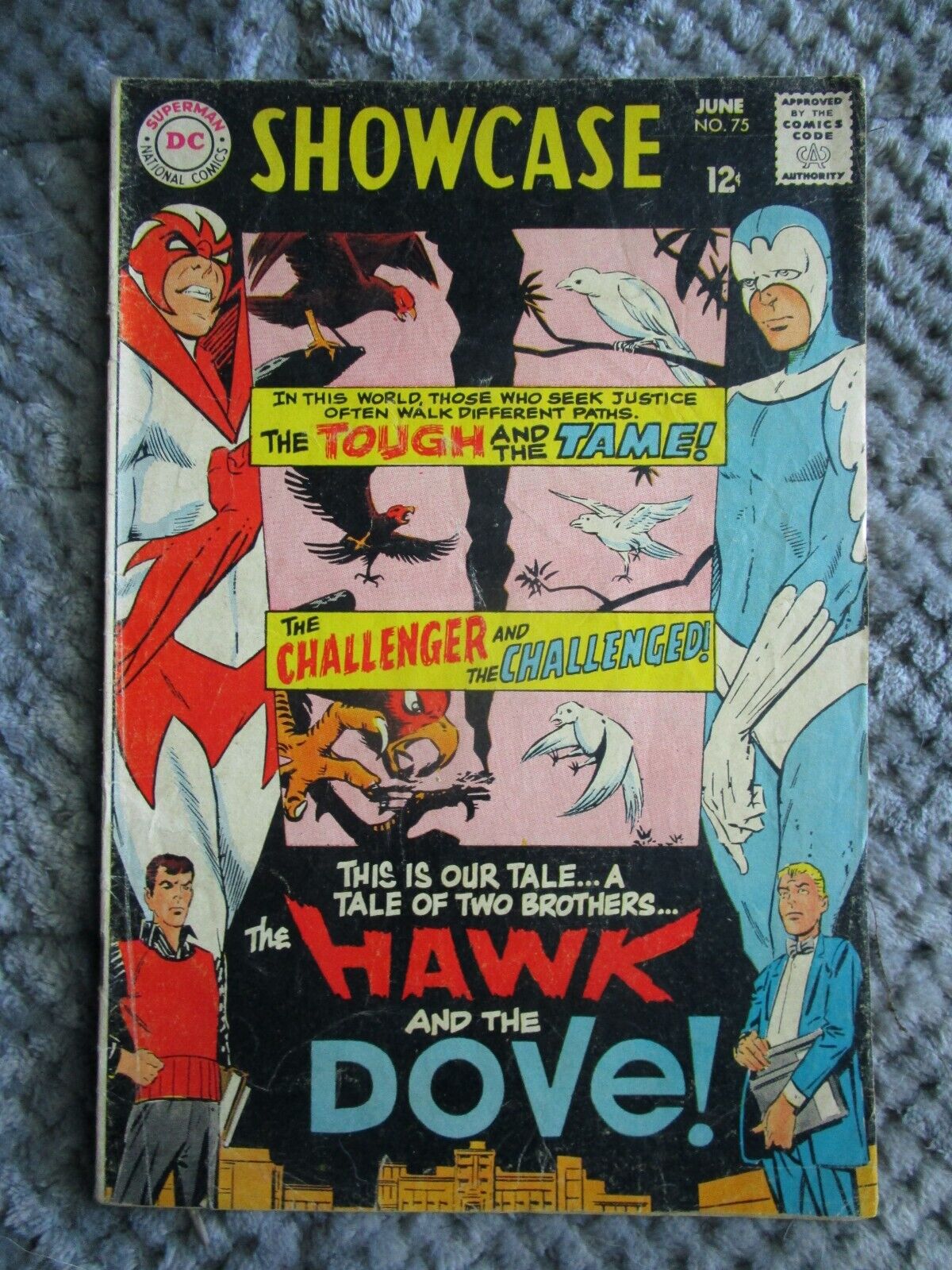 1968 Showcase #75 Hawk and Dove Comic Book