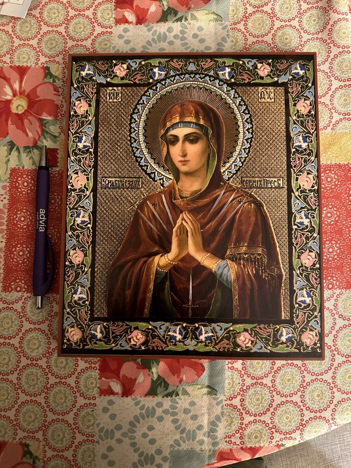 Wood Icon Theotokos Softener Of Evil Hearts Умягчение Злых Сердец 8x10  Mary