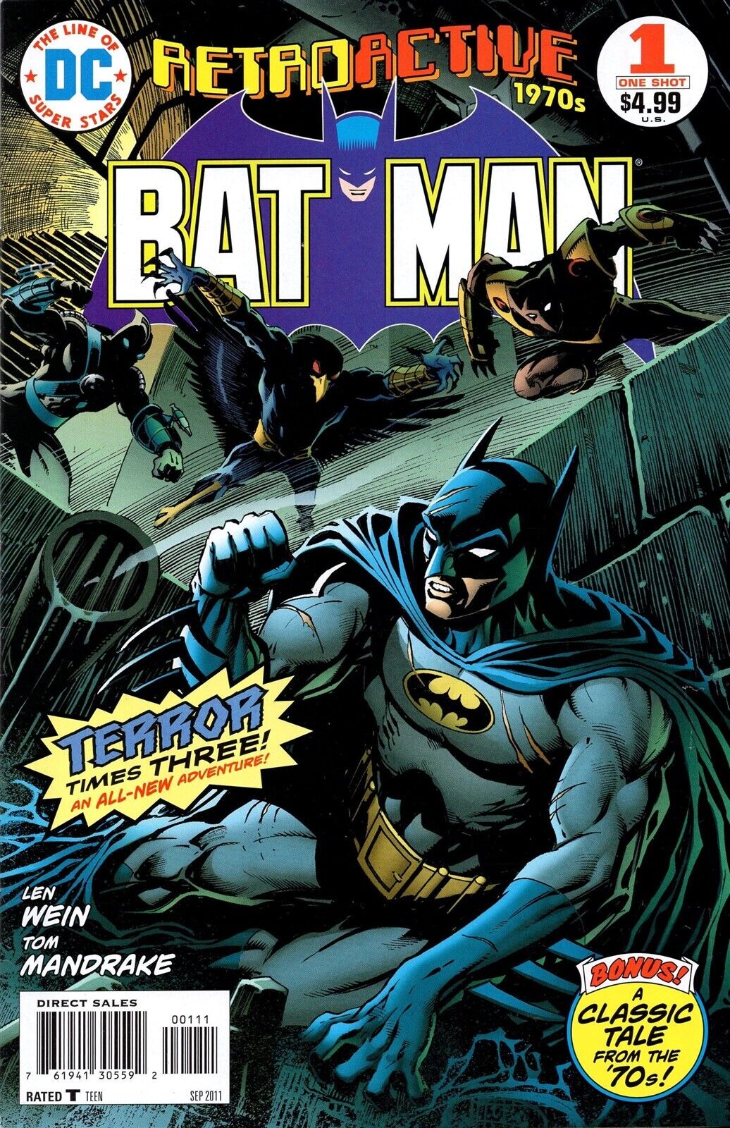 DC Retroactive Batman 1970s #1 Len Wein Mandrake Terrible Trio Lucius Fox Alfred
