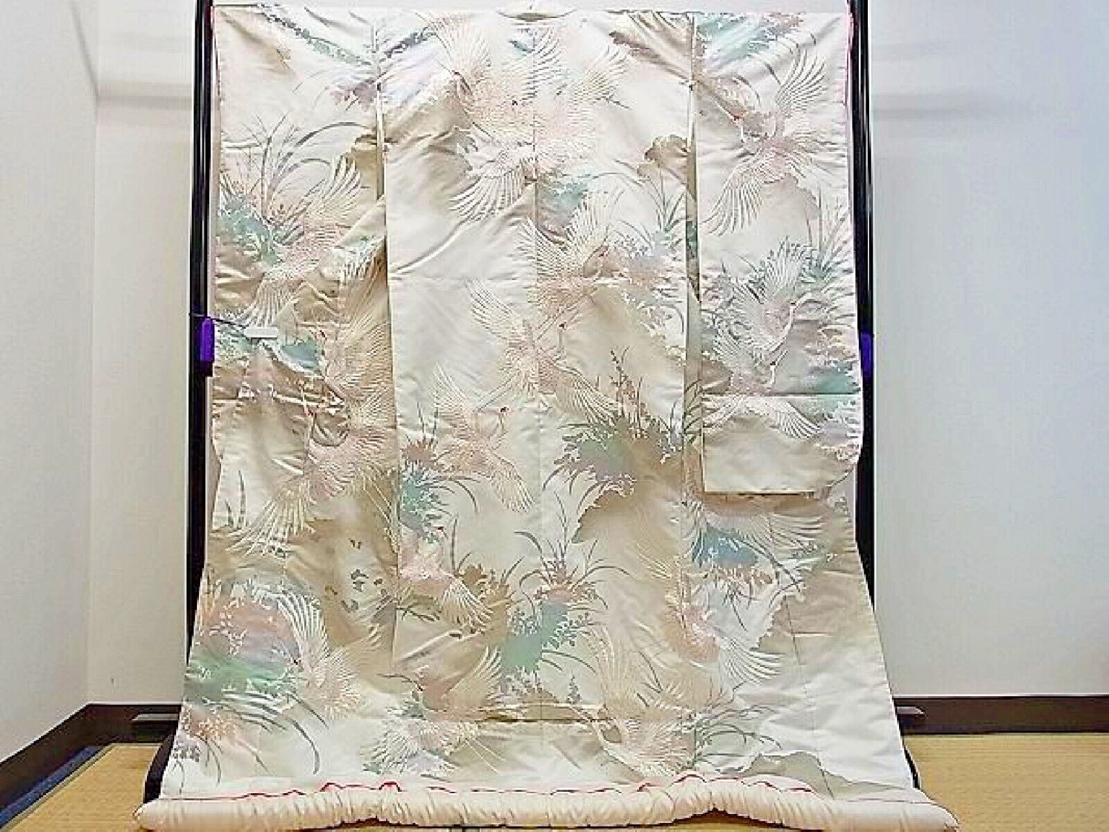 Japanese Kimono Uchikake Wedding Pure Silk japan 1653