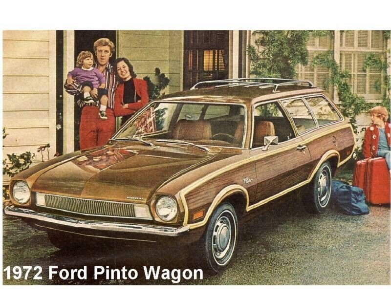 1972 Ford Pinto Wagon Advertising  Auto Refrigerator / Tool Box  Magnet