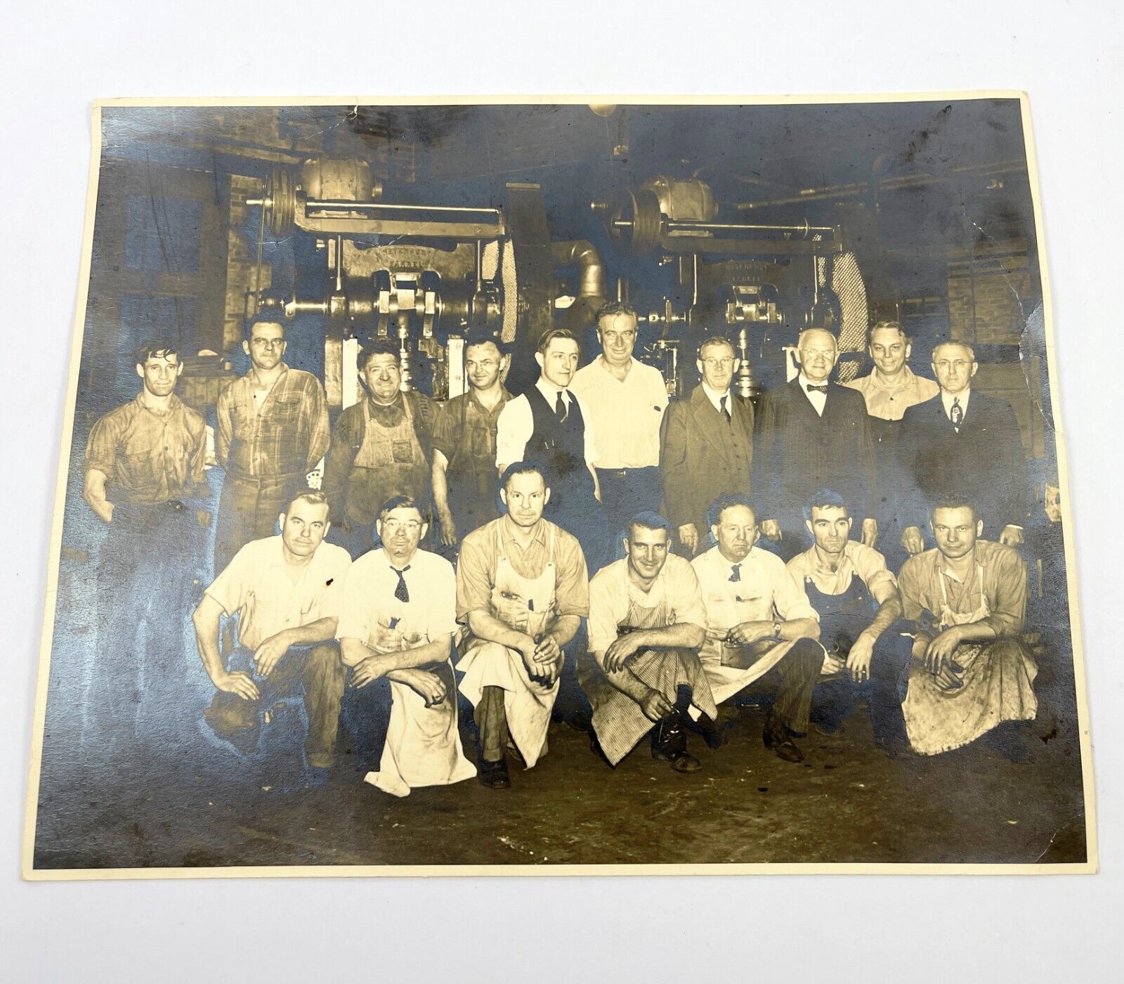 Vintage F. B. Schuster Manufacturing Co., Inc. 8×10 Photo Of Factory Workers