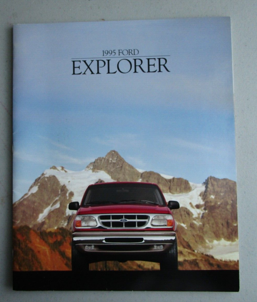 VTG 1995 FORD Explorer Original Car Catalog Car Sales Brochure Automobilia Book