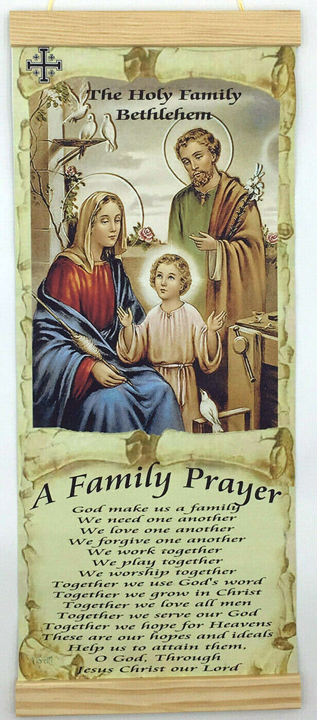 Family Prayer Canvas Wall Print,8\