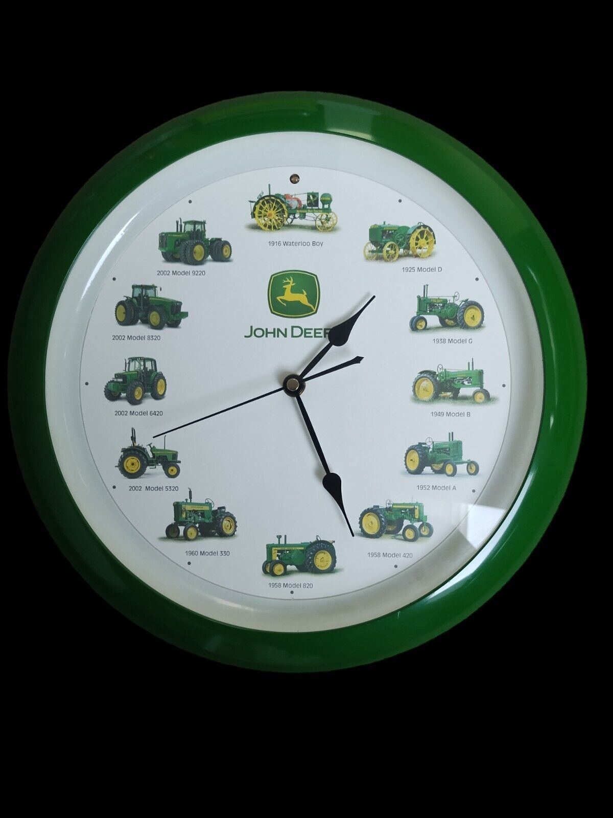 John Deere Tractor Wall Clock 13\