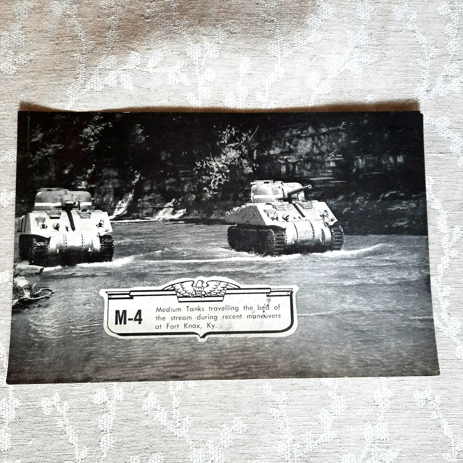 Vintage WW ll M-4 Tank Pictures