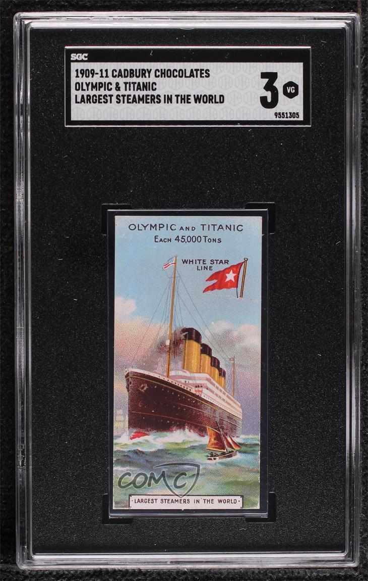1911 Cadbury Largest Steamers In The World Olympic And Titanic SGC 3 11bd