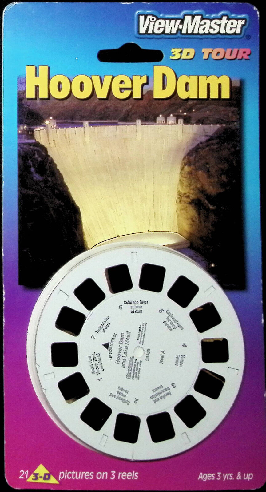 HOOVER DAM LAKE MEAD NEVADA & ARIZONA 3d View-Master 3 Reel Packet NEW SEALED