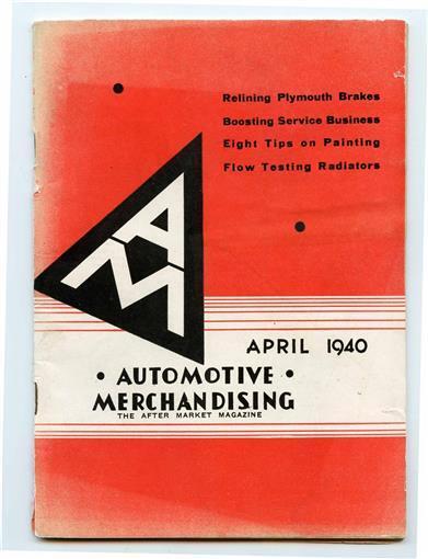 Automotive Merchandising April 1940 The After Market Magazine 