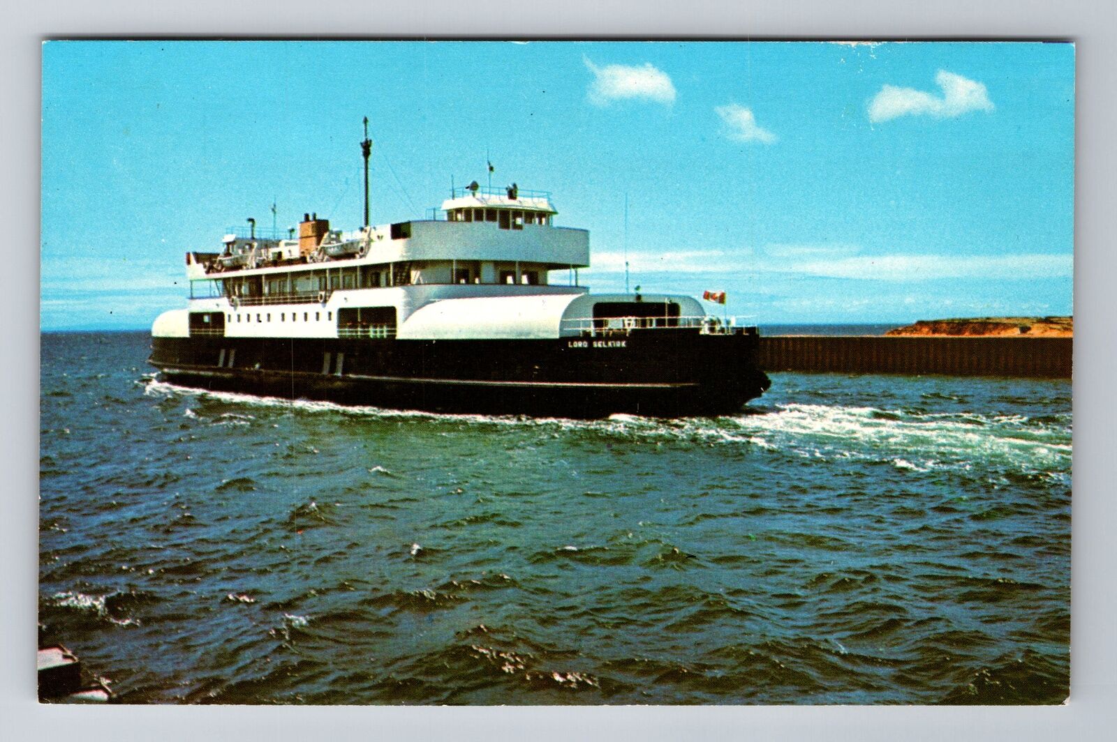 Caribou NS-Nova Scotia Canada, MV Lord Selkirk, Ferry Service, Vintage Postcard