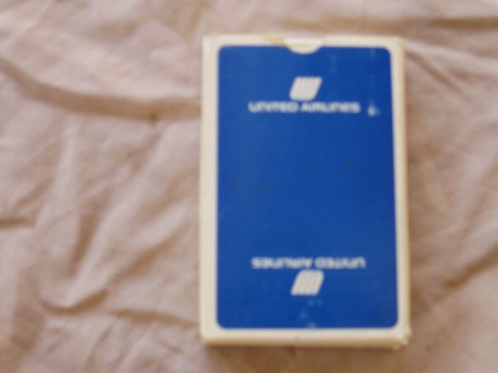 Vintage United Airlines Playing Cards -Complete  Deck Open Box Blue