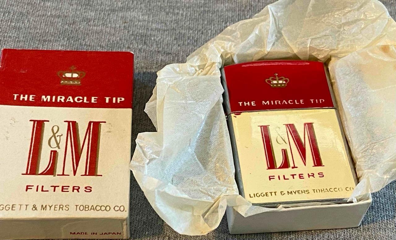 Vintage L & M Filters Cigarette The Mircle Tip Continental NOS Original Box New