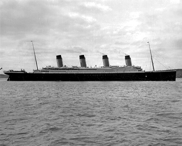 New 11x14 Photo: Side View of RMS TITANIC Ship, Ill-Fated Ocean Liner - 1912