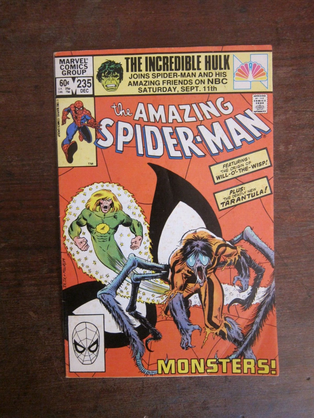 Amazing Spider-Man #235 - Tarantula, Will-O\'-the-Wisp - John Romita, Jr. art