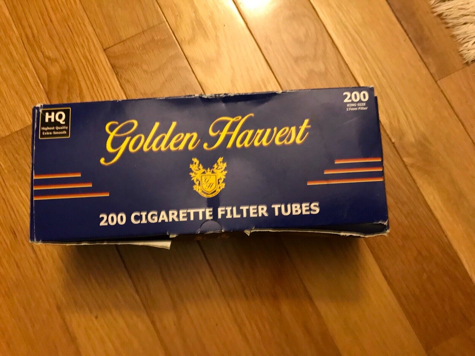 Menthol 100 mm Golden Harvest Cigarette Filter Tubes 200 ct 1 Box 25 mm Filter