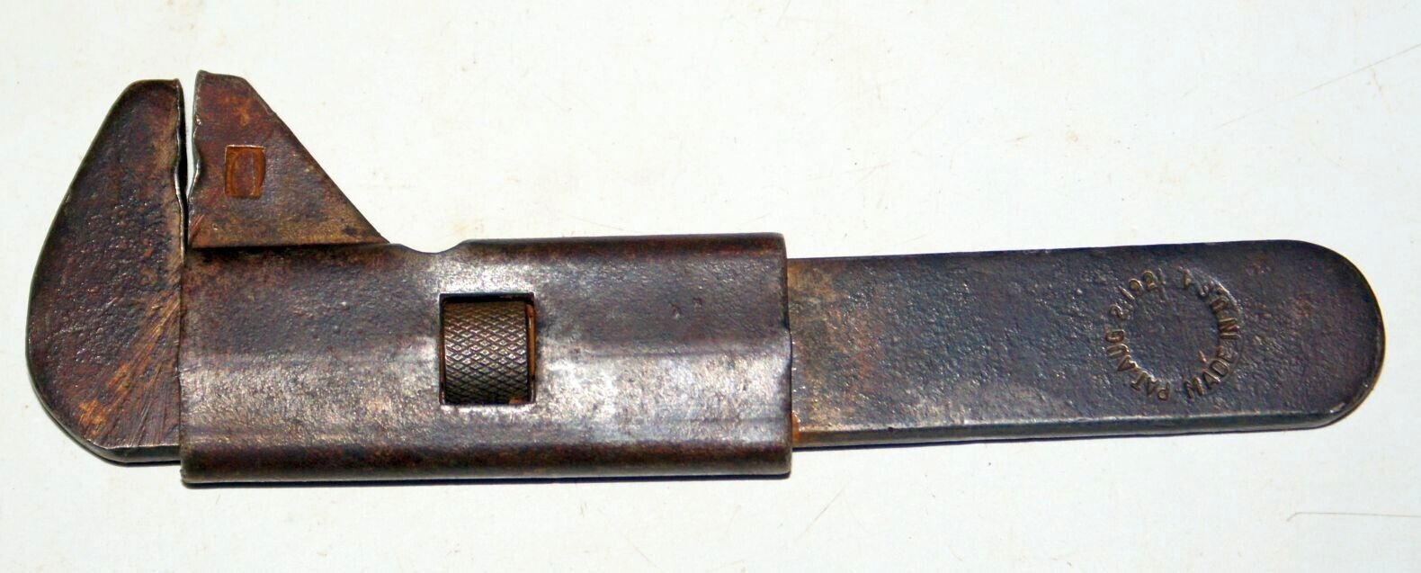 Old Vintage John Zilliox Orchard Park, NY 1921 Patent adjustable Bicycle wrench