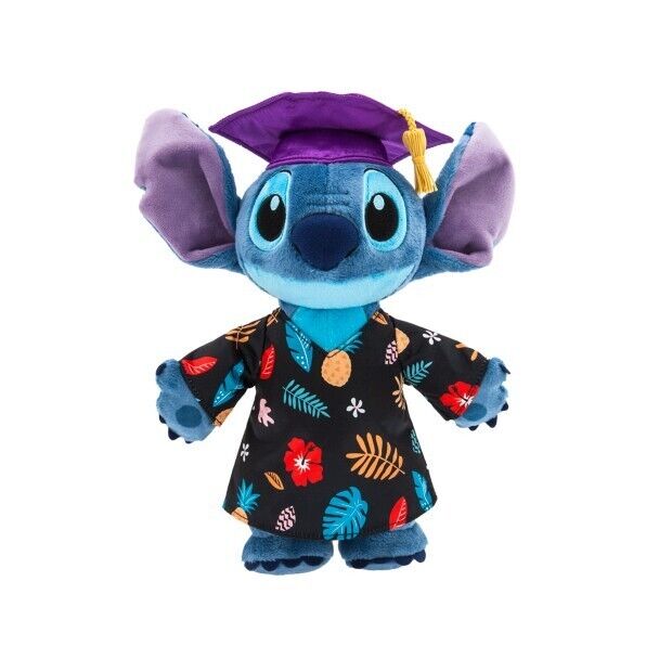 Disney Parks Stitch Graduation Plush 2024 – Lilo & Stitch – 12 1/2''