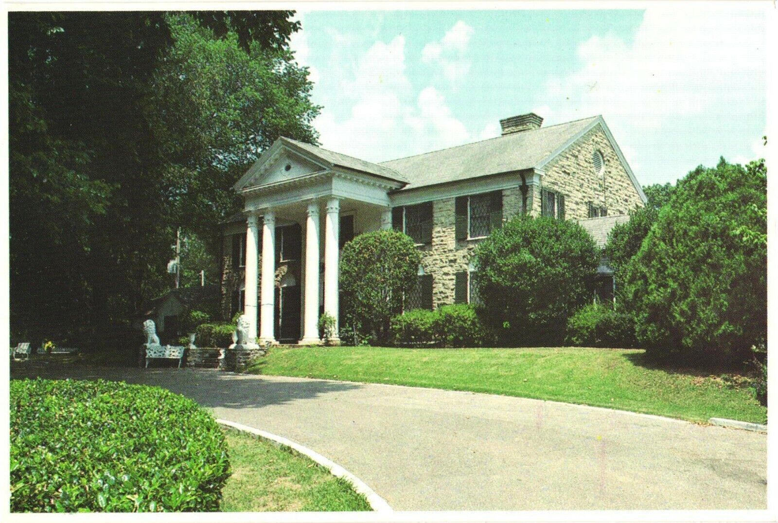Graceland Mansion, Home of Elvis Presley In Memphis, Tennessee Postcard