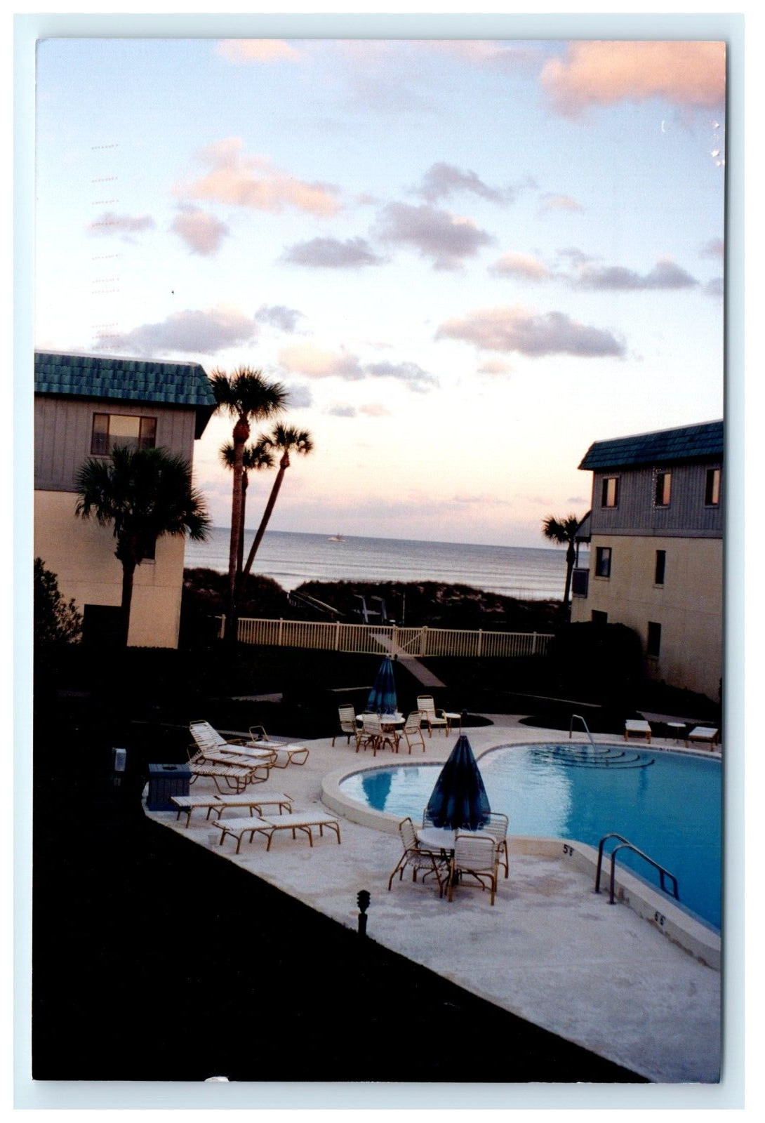RPPC Hotel Sea Scene Asheville NC Postcard Posted