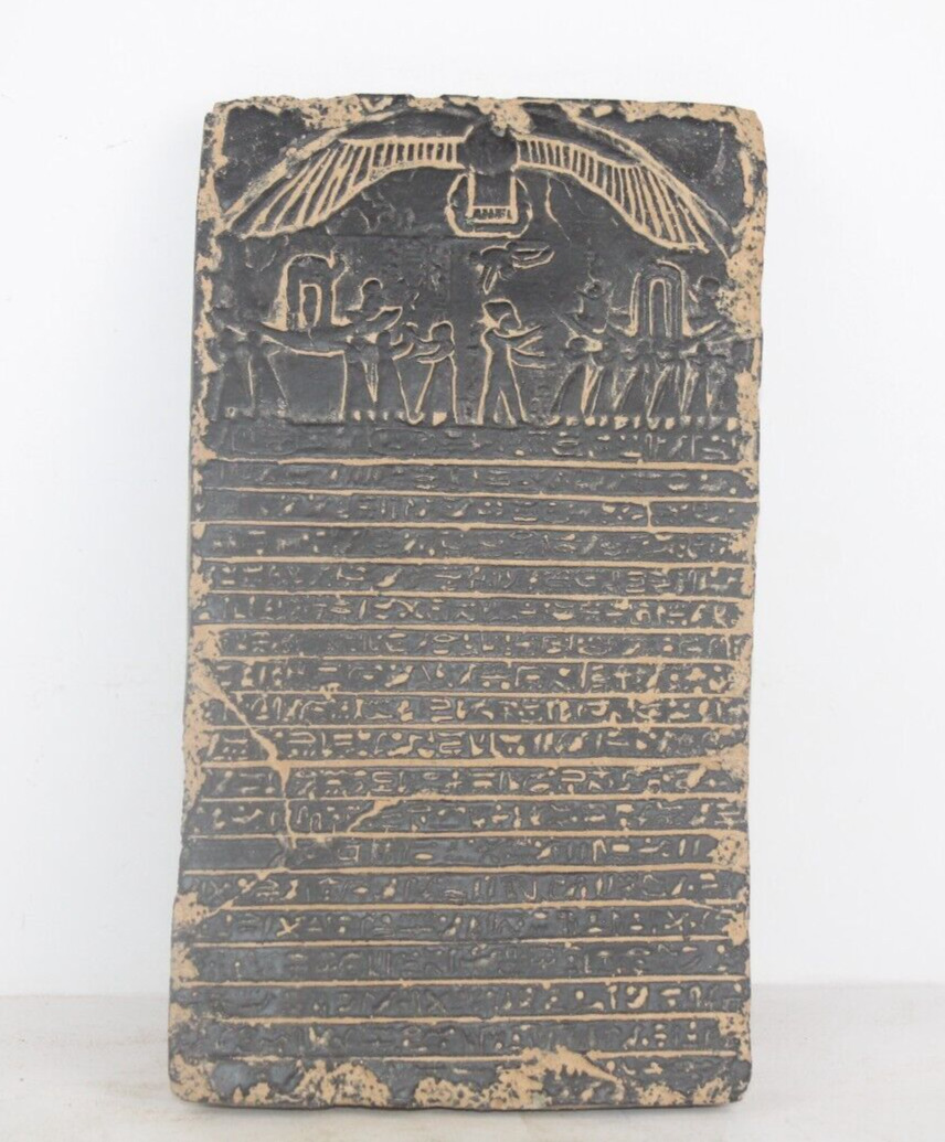RARE ANCIENT EGYPTIAN ANTIQUE BOOK OF DEAD Stella Pharaonic Stela (EHAU)