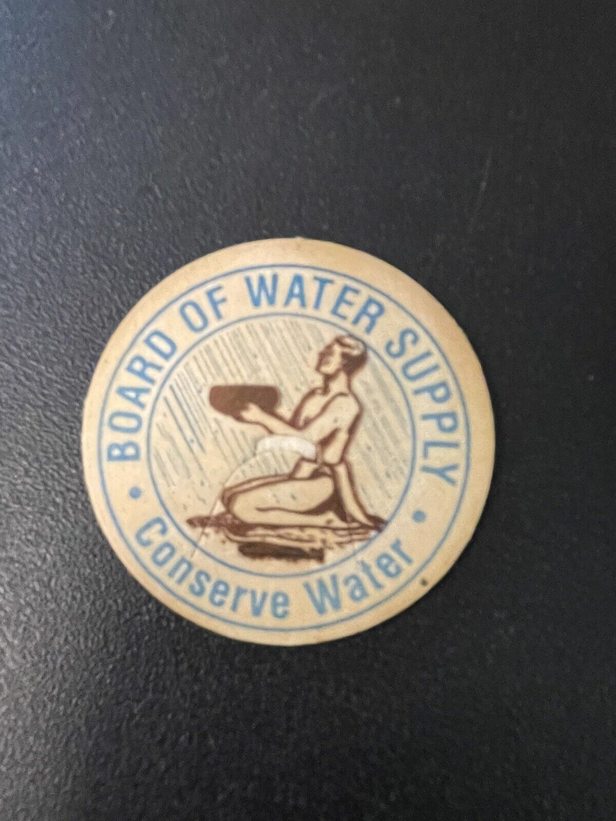 Pogs Vintage Board Of Water Supply Hawaii 1990’s Rare Collectible
