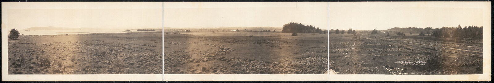 Photo:1914 Panorama: Warrenton,Columbia River,Astoria,OR