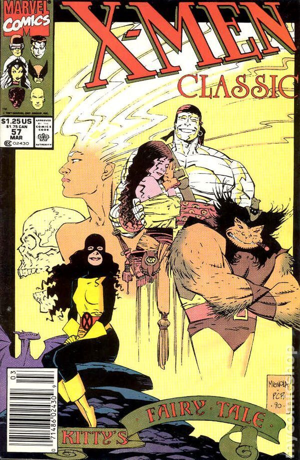 X-Men Classic Classic X-Men #57 VF+ 8.5 1991 Stock Image