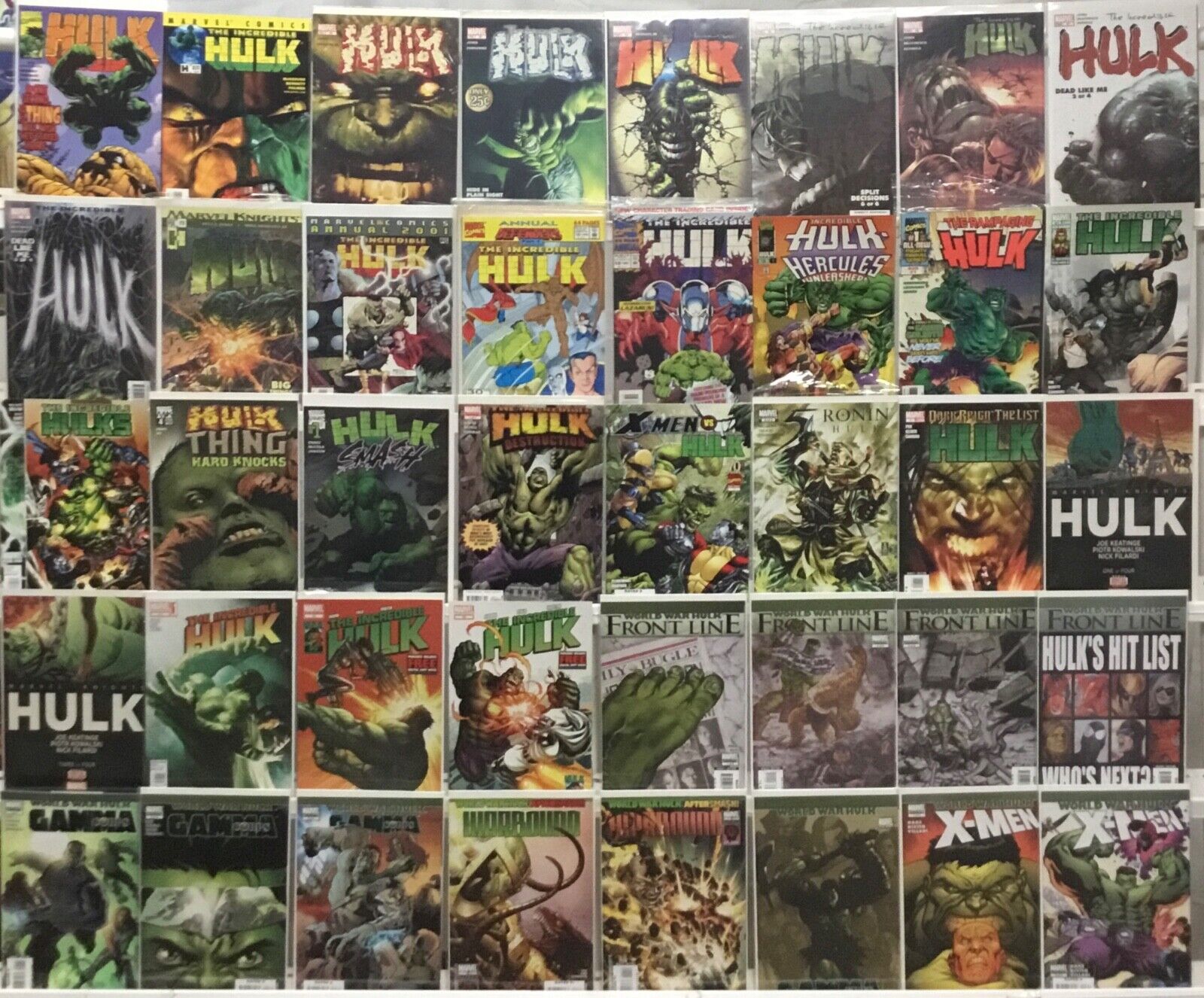 Marvel Comics - Hulk - Comic Book Lot of 40 Issues