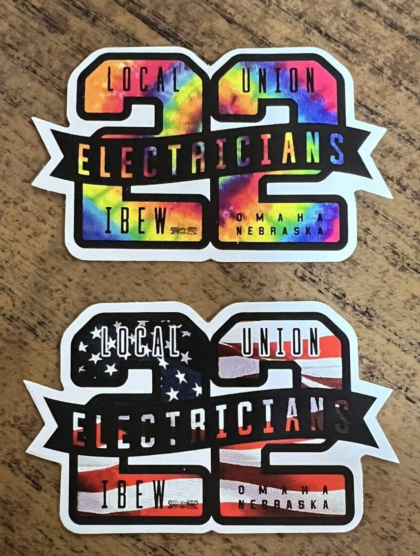 IBEW Stickers - Two \